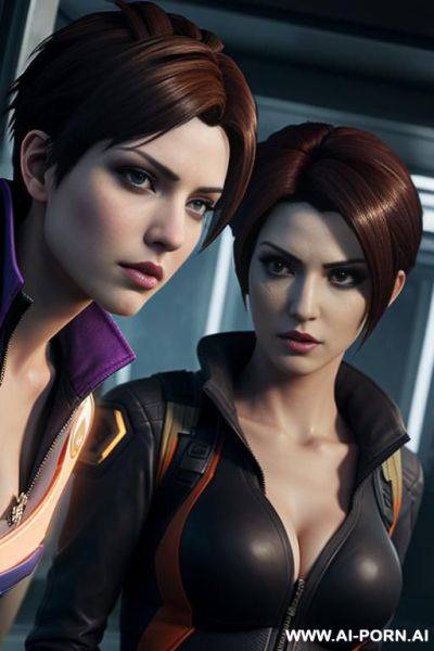 Tracer and widowmaker, two characters - ai-porn.ai on pornintellect.com