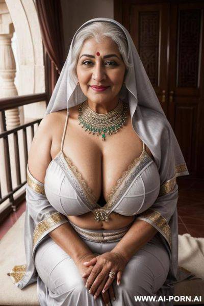 A hot pawg arab grandmother whearing hijab - ai-porn.ai on pornintellect.com