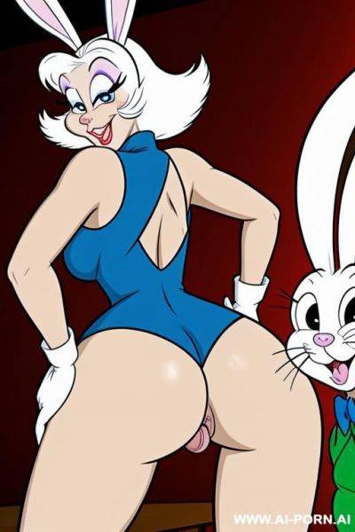 Bugs bunny in drag getting fucked from behind cartoon - ai-porn.ai on pornintellect.com