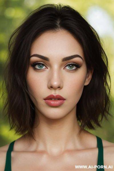 Natural fit lady, ((snub nose)), pout mouth, full lips, - ai-porn.ai on pornintellect.com