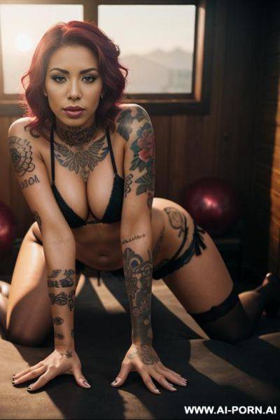 Latina in transparent bikini - ai-porn.ai on pornintellect.com