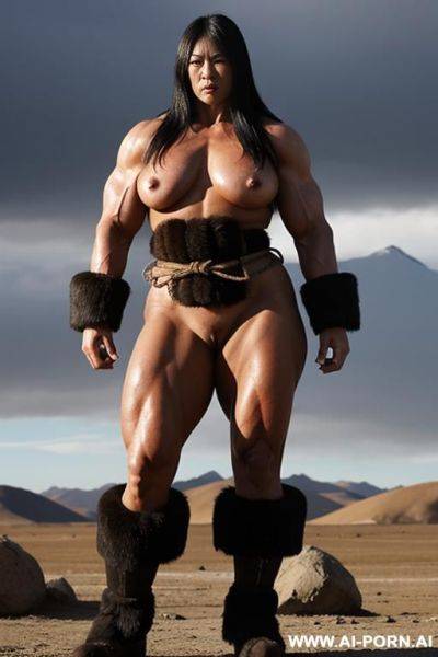 Giant, extreme muscles, sturdy - ai-porn.ai on pornintellect.com