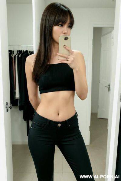 Full body portrait, wide hips, arms crossed - ai-porn.ai on pornintellect.com