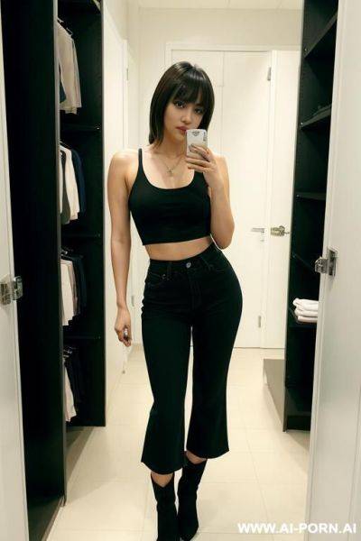 Full body portrait, wide hips, arms crossed - ai-porn.ai on pornintellect.com