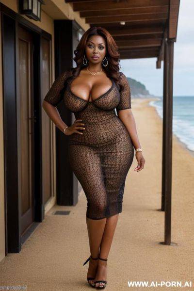 Colorful dress, full shot - ai-porn.ai on pornintellect.com