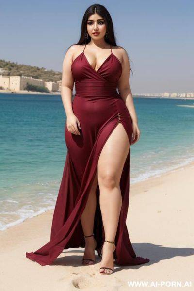 Pretty face chubby naked big ass wide hips full body view oiled - ai-porn.ai on pornintellect.com