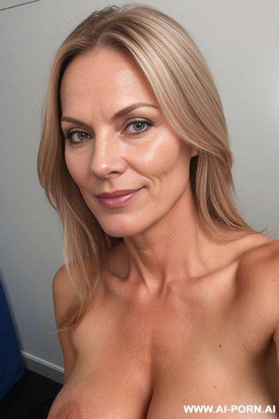 Swedish milf, fit, 165 cm h, 75 kg w, naked, cum on face - ai-porn.ai - Sweden on pornintellect.com