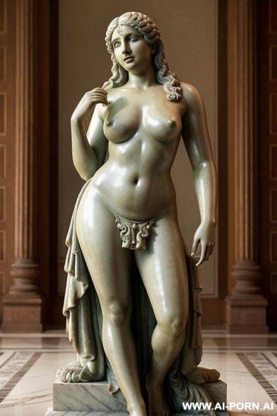 Bhumi pednekar as a classic naked roman statue - ai-porn.ai on pornintellect.com