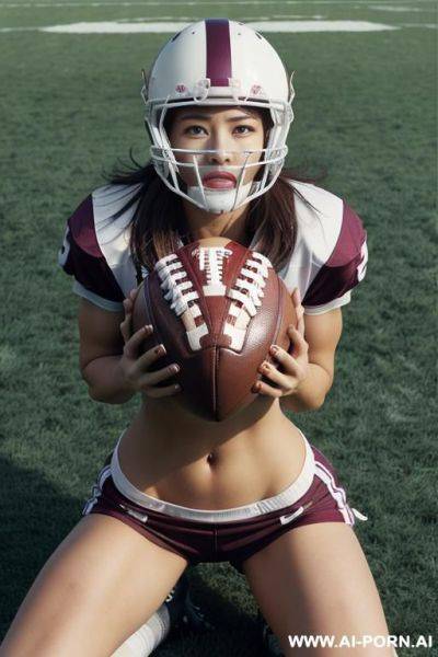 A short hair woman with gigantic nipples and wide hips - ai-porn.ai on pornintellect.com