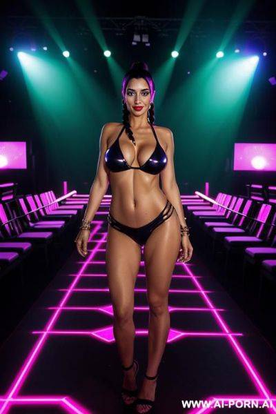 Big ass, multiple people in background, crowd, big main stage - ai-porn.ai on pornintellect.com