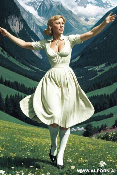 The sound of music character, topless, the sound of music skirt, showing boobs - ai-porn.ai on pornintellect.com