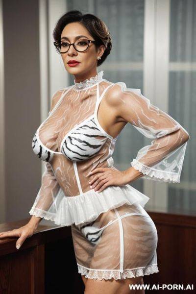 A man has an erection on a milf - ai-porn.ai on pornintellect.com