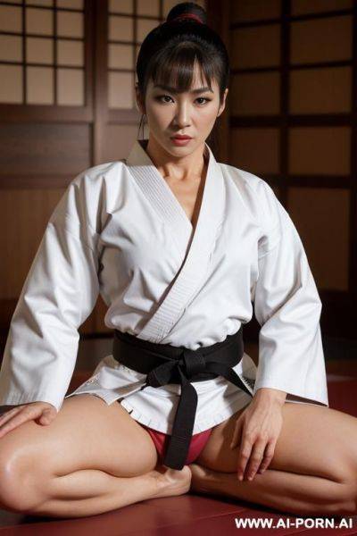 Grandmom, korean, show pussy and nipples, totally naked - ai-porn.ai - North Korea on pornintellect.com