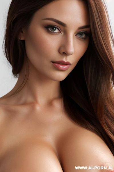 Completely nude, long jug breasts, teardrop shape breasts - ai-porn.ai on pornintellect.com