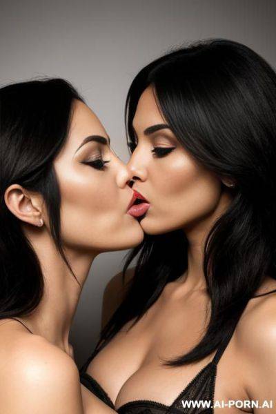 Two womans kissing - ai-porn.ai on pornintellect.com