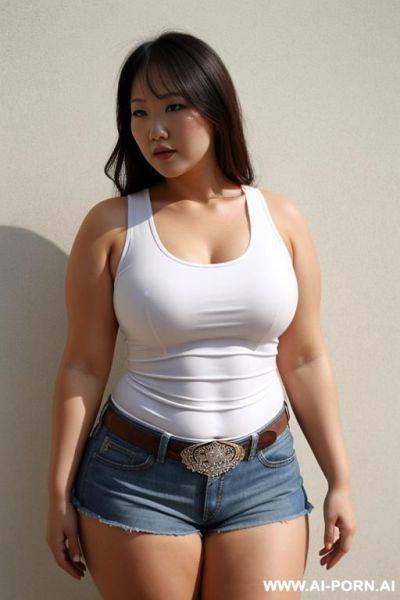 Tank top white - ai-porn.ai on pornintellect.com
