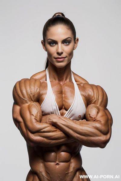 (white background), (real life), (((french white tanless skin))), (sunny), (pointy realistic nipples on muscular pecs), ((short slender)), ((nude)), ((naked)), (frontal view), erect hard nipple, (look - ai-porn.ai - France on pornintellect.com