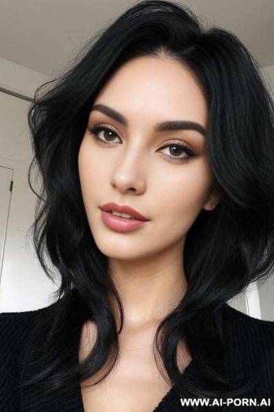 (white and black hair) - ai-porn.ai on pornintellect.com