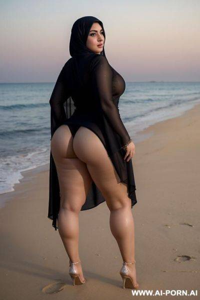Pretty face chubby naked big ass wide hips full body view oiled - ai-porn.ai on pornintellect.com