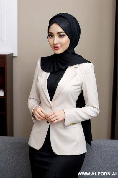 Hijab, formal uniform - ai-porn.ai on pornintellect.com