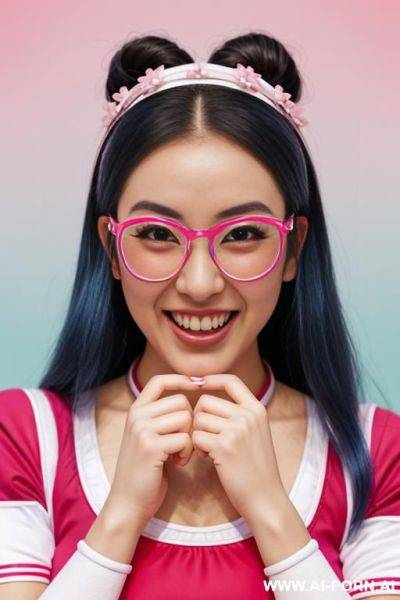 Cute nerd woman with glasses - ai-porn.ai on pornintellect.com