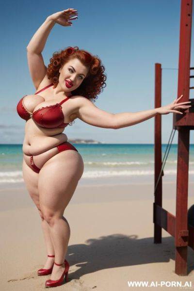 Old granny, totally naked, giant boobs, giant breasts, huge ass, thick thighs, hairy pussy ((big hairy pussy)) giant hair ((giant pubes)) - ai-porn.ai on pornintellect.com