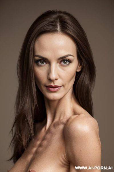 ((topless)), (pretty face), (slender very slight gaunt natural breasts with perfect nipples), (((shortie))), (detailed face), (perfect nipples), (very very slender), ((very muscular)), ((very sinewy)), - ai-porn.ai on pornintellect.com