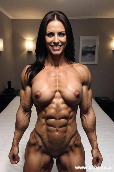 (((short finnish ifbb in bedroom))) with (((erect perky full round fake tits))) and ((long hair)), ((nude))), (classy), (((perfect beautiful plastic surgeries for all body parts))), ((botox)), - ai-porn.ai - Finland on pornintellect.com