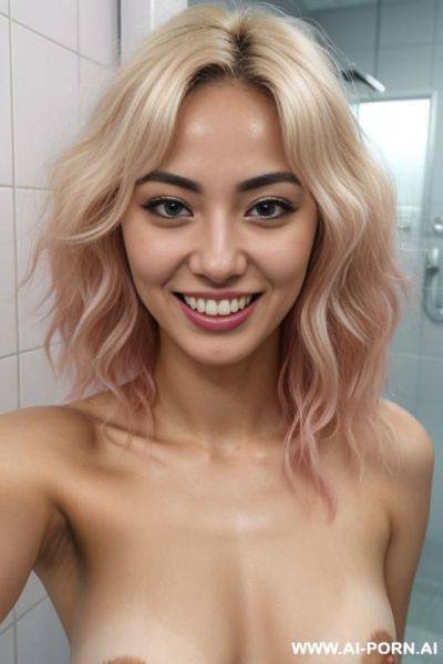 China, 20 years old, curly hair, big eyes, pink mouth, torn panties - ai-porn.ai on pornintellect.com