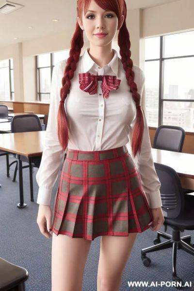 Plaid, red pumps - ai-porn.ai on pornintellect.com