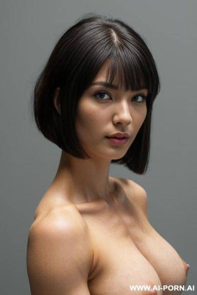 Beautiful realistic, detailed face, ((no background)), (((very muscular)), (((much more muscular))), - ai-porn.ai on pornintellect.com