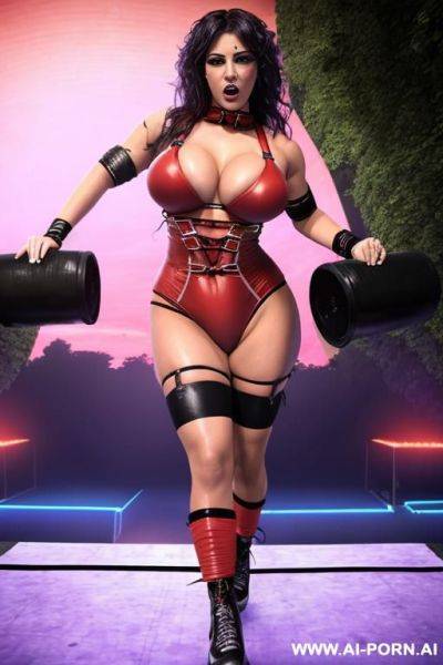 Shemale, dick, open mouth, cum on her face - ai-porn.ai on pornintellect.com