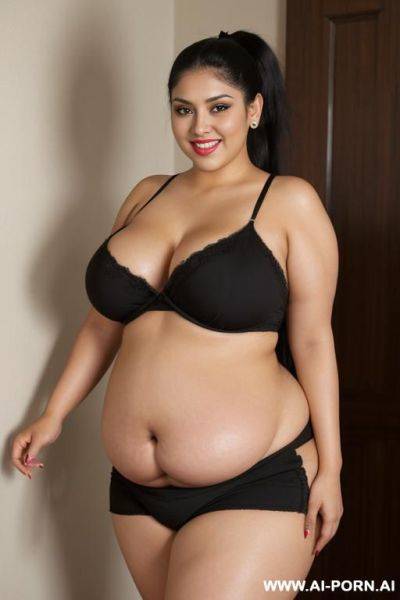 Chola, mexican, wide hips, supermodel, big eyes, smiling - ai-porn.ai - Mexico on pornintellect.com