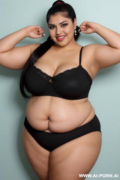Chola, mexican, wide hips, supermodel, big eyes, smiling - ai-porn.ai - Mexico on pornintellect.com