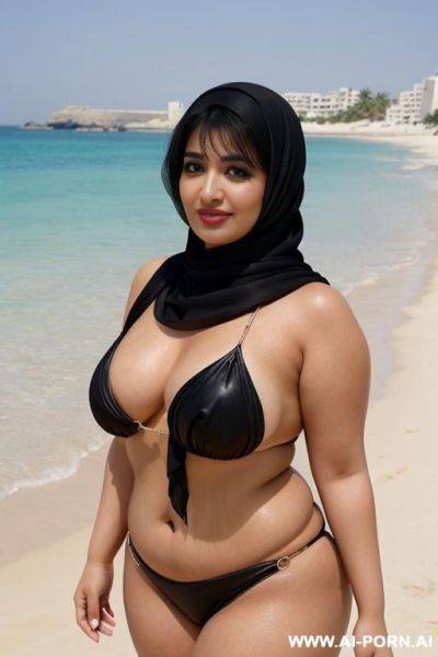Arab, chubby, beach - ai-porn.ai on pornintellect.com