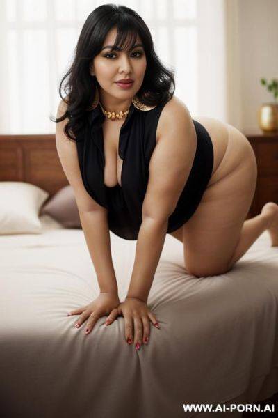 Arabic, chubby, collar, head scarf - ai-porn.ai on pornintellect.com