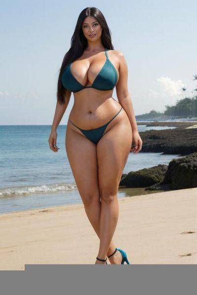 ((sexy hot attractive chubby milf)) ((sexy standing pose, direct eye contact)) (((extremely saggy boobs, extremely long boobs down to hips))) (wide hips, very massive thighs) (((choose the most - ai-porn.ai on pornintellect.com