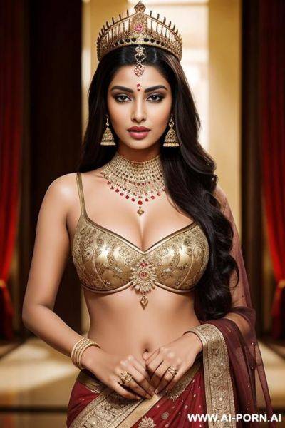 The whole court of a prominent luxury ancient indian queen - ai-porn.ai - India on pornintellect.com