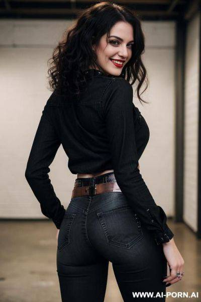 Black jeans hip huggers - ai-porn.ai on pornintellect.com