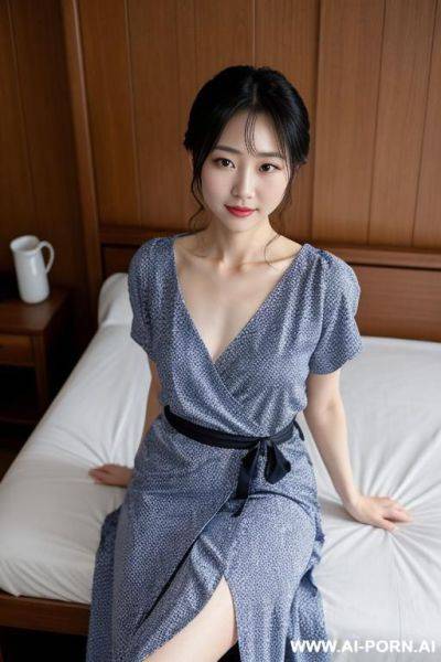 裸、少女、unclothed, naked, 全裸、かわいい、日本人、小さい胸、１０代、ショートカット、ポニーテール、開脚、幼児体型、低身長、少女、小さいおっぱい、貧乳、微乳、陰毛無し、かわいい、日本人、小さい乳首、薄いピンク色の乳首、１０代、ショートカット、ポニーテール、童顔、屋外、開脚 - ai-porn.ai on pornintellect.com