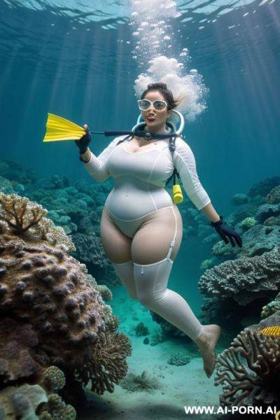 White babe posing like she waits for cum - ai-porn.ai on pornintellect.com