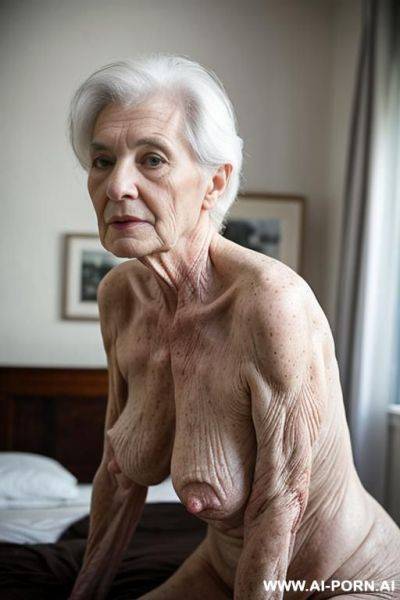Totally naked a very old woman. the last days of her life - ai-porn.ai on pornintellect.com