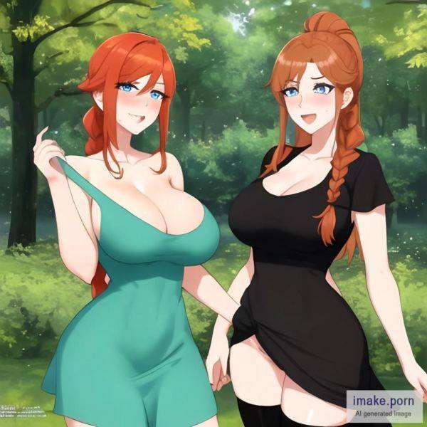 Two Girls, Standing, Forest/Park, Teen 18+, Sportive, Big Tits,... - imake.porn on pornintellect.com