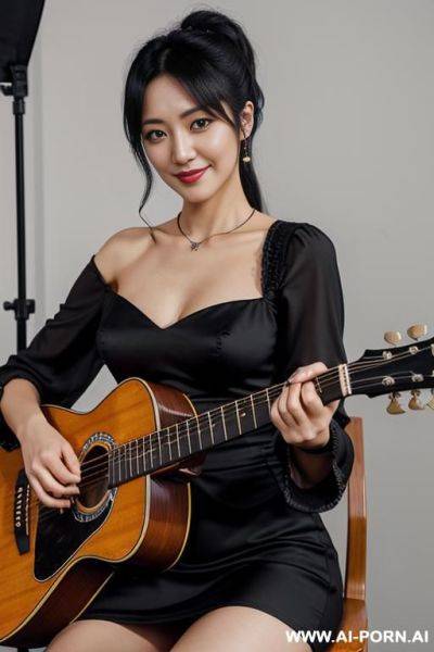 Short black dress - ai-porn.ai on pornintellect.com