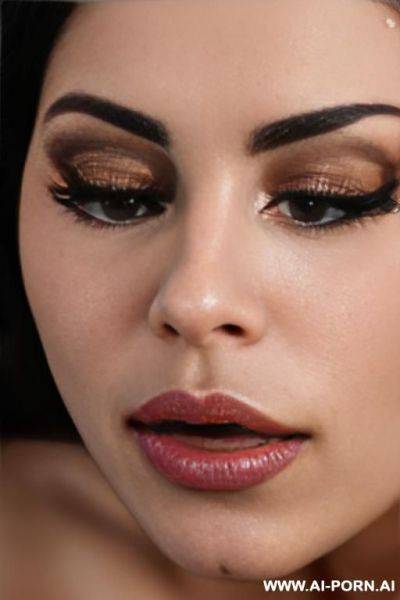 Close up of fat pussy with big juicy lips, dripping wet - ai-porn.ai on pornintellect.com
