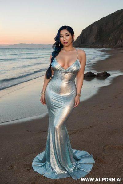 Curvy asian wife sucking two dicks - ai-porn.ai on pornintellect.com