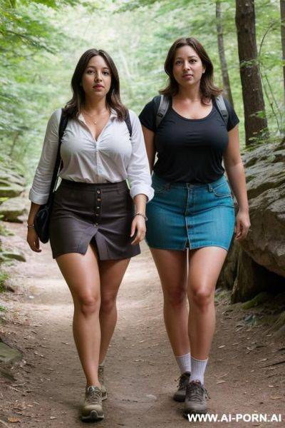 Suburban moms, thick thighs, hiking - ai-porn.ai on pornintellect.com
