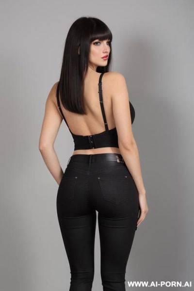 Tight hard ass perfect black jeans low rise back dimple black jeans sexy - ai-porn.ai on pornintellect.com