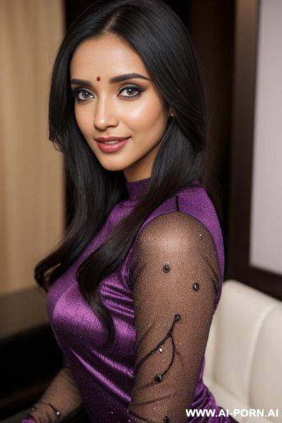 Colorful fancy long sleeve crew neck shirt, photorealistic, beautiful, hot woman ,asin, ultra detailed, best quality, finely detail, highly detailed face, highly detailed eyes, sexy eyes, best quality - ai-porn.ai on pornintellect.com