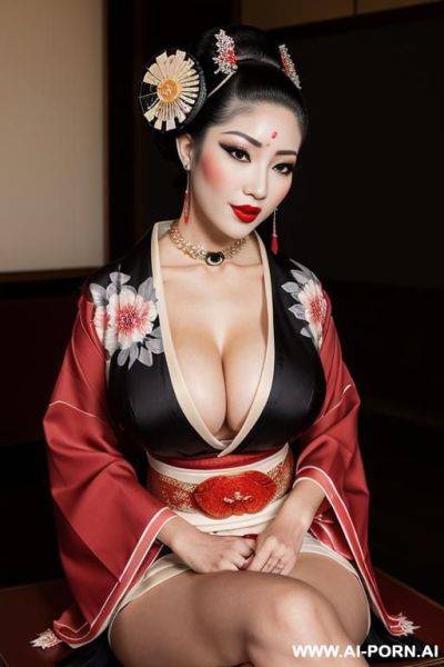 ((((extremely big boobs)))), (fit), ((((((business dress)))))), (extremely beautiful make-up), ((((wide)))) dark lips, seductive, ((((extremely slutty)))), (((ultra realistic))), ((heavy massive bdsm neckcollar)) - ai-porn.ai on pornintellect.com